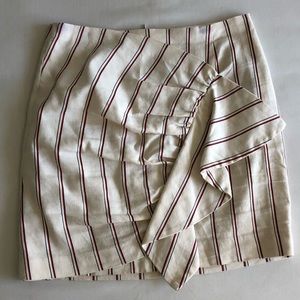 Side Bunched Mini Skirt